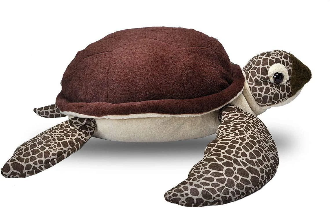 Wild Republic Jumbo Sea Turtle Plush, Giant Stuffed Animal, Plush Toy, Gifts For Kids, 30 Inches 7 Wild Republic Jumbo Sea Turtle Plush, Giant Stuffed Animal, Plush Toy, Gifts For Kids, 30 Inches - Image 7