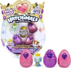 Hatchimals CollEGGtibles Surprise Eggs, Royal Multipack With 4 Hatchimals And Accessories, For Kids Aged 5 And Up (Styles May Vary)