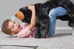 Wild Republic Jumbo Black Bear Plush, Giant Stuffed Animal, Plush Toy, Gifts For Kids, 30 Inches