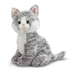 Melissa & Doug Plush - White & Gray Cat