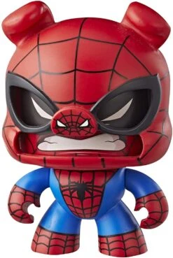 Marvel Mighty Muggs Assortment: Spider-Ham, Spider-Gwen, Spider-Man, Mile Morales - 3 Different Facial Expressions, Great Marvel Fan Gift -Cuddle House Toys Shop 16dc835d4111e625221a8b35594736f3