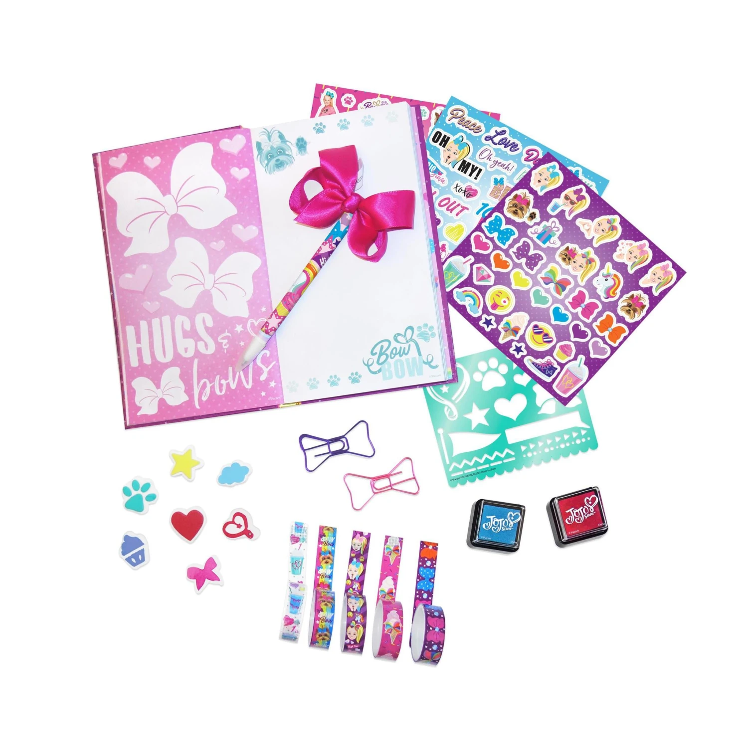 Jojo Siwa Notebook Journal Set - Included Diary, Pen, Stickers, Coloring Activity Book, 200 Pages 2 Jojo Siwa Notebook Journal Set - Included Diary, Pen, Stickers, Coloring Activity Book, 200 Pages - Image 2