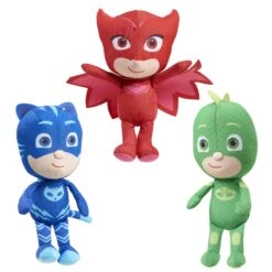 PJ Masks Mini Plush Assortment: Catboy, Owlette & Gekko, Pick Your Favorite One (1Pcs)