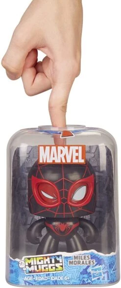 Marvel Mighty Muggs Assortment: Spider-Ham, Spider-Gwen, Spider-Man, Mile Morales - 3 Different Facial Expressions, Great Marvel Fan Gift -Cuddle House Toys Shop 21be8aa177b45b6daf3a0e0661c66c7b