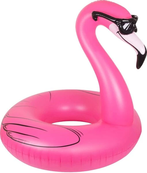 Cool Flamingo Pool Float With Shades, 56 Inch -Cuddle House Toys Shop 2497582590f8991d3ccfa62dd423563f
