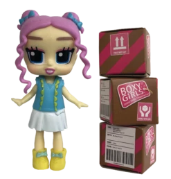 Boxy Girls Mini Dolls - Feature 3 Boxes To Unbox 4 Surprise Accessories (Tasha, Coco, Lina, Trinity, Ellie, Bee) 3 Inch -Cuddle House Toys Shop 33c1f8566a6eea0d6a1a8c64f5de9cf2