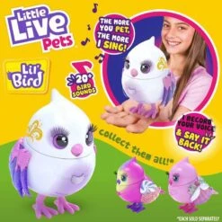 Little Live Pets Bird Pet - Tiara Tweets, Tweeterina - Interactive Pretend Play Bird Doll Toy With Sound 19 Little Live Pets Bird Pet - Tiara Tweets, Tweeterina - Interactive Pretend Play Bird Doll Toy With Sound -Cuddle House Toys Shop 401781ed88e3938ec8ade9441546086d