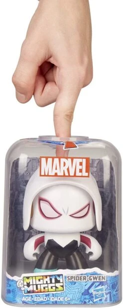 Marvel Mighty Muggs Assortment: Spider-Ham, Spider-Gwen, Spider-Man, Mile Morales - 3 Different Facial Expressions, Great Marvel Fan Gift -Cuddle House Toys Shop 4f828336a7fd852634d3619f301250c3