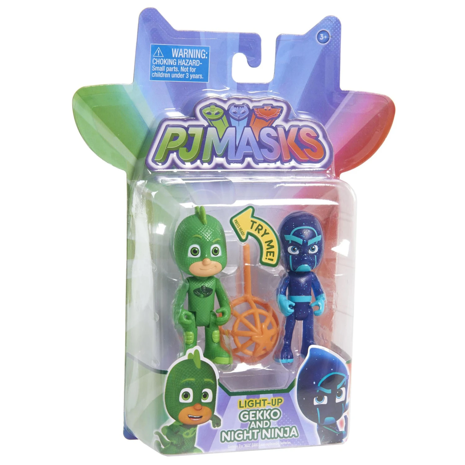 Disney Junior PJ Masks Action Figure 2-Pack Light-Up Assortment: Catboy & Romeo, Gekko Vs. Night Ninja, Owlette Vs. Luna Girl 8 Disney Junior PJ Masks Action Figure 2-Pack Light-Up Assortment: Catboy & Romeo, Gekko Vs. Night Ninja, Owlette Vs. Luna Girl - Image 8