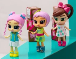 Boxy Girls Mini Dolls - Feature 3 Boxes To Unbox 4 Surprise Accessories (Tasha, Coco, Lina, Trinity, Ellie, Bee) 3 Inch -Cuddle House Toys Shop 5332ee707d0f227e2d83d87144e31dfe
