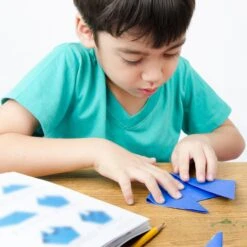 Origami Gift Kit Box | 150 Sheets Of Origami Paper & 32 Page Book For Beginners | Premium Multicolor Kids Origami Kit |Origami Paper Pack Activity Kit -Cuddle House Toys Shop 598960c9f9ee67dcf5cc7ef325be4b44