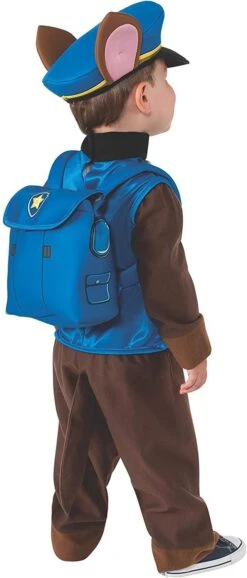 Rubie's Paw Patrol Chase Child Costume, Feature Jumpsuit, Hat, And Pup Pack -Cuddle House Toys Shop 5f6ebf004ee00a4fb0e118a3dcb6c8e8