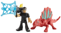 Jurassic World Figure Set - Dr. Malcolm & Dimetrodon, Park Workers & Pterodactyl, Muldoon & Raptor -Cuddle House Toys Shop 66892424172c510ab445dbdb9321891b