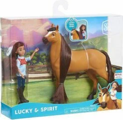 Spirit Riding Free Lucky & Spirit Figure Set Just Play - Doll And Horse Set, Perfect Horse Collection Gift