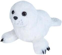Wild Republic Harp Seal Pup Plush, Stuffed Animal, Plush Toy, Gifts For Kids, Cuddlekins 8 Inches