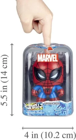 Marvel Mighty Muggs Assortment: Spider-Ham, Spider-Gwen, Spider-Man, Mile Morales - 3 Different Facial Expressions, Great Marvel Fan Gift -Cuddle House Toys Shop 7b6defff7243e1b534b8ec5b098c10f8