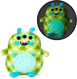 KIDS PREFERRED Double Sided Glow In The Dark Cuddle Pal Plush Toy, Pixel The Alien Stuffed Animal Plush 11.5 Inch -Cuddle House Toys Shop 919331