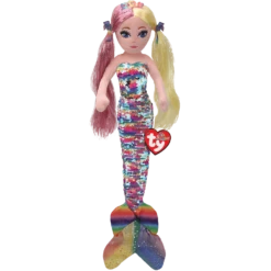 TY Sea Sequins Reversible Sequin Plush Mermaid - ANASTASIA (Medium Size - 18 Inch)