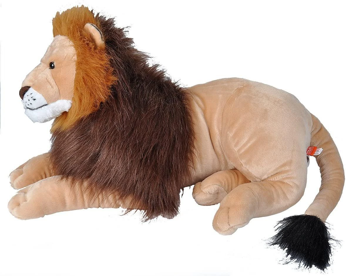 Wild Republic Jumbo Lion Plush, Giant Stuffed Animal, Plush Toy, Gifts For Kids, 30 Inches By Wild Republic 5 Wild Republic Jumbo Lion Plush, Giant Stuffed Animal, Plush Toy, Gifts For Kids, 30 Inches By Wild Republic - Image 5