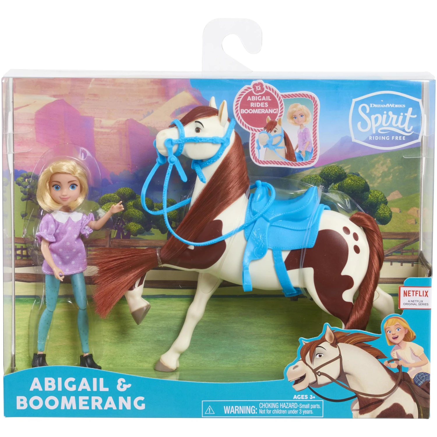 DreamWorks Spirit Riding Free Spirit Riding Free Collector Doll & Horse - Abigail & Boomerang Horse Toy Set 1 DreamWorks Spirit Riding Free Spirit Riding Free Collector Doll & Horse - Abigail & Boomerang Horse Toy Set