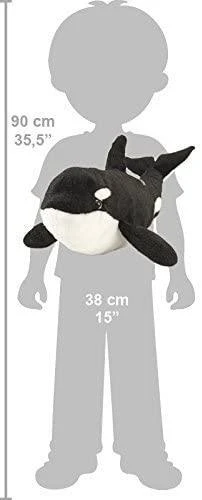 Wild Republic Orca Plush, Stuffed Animal, Plush Toy, Gifts For Kids, Cuddlekins 13 Inches 3 Wild Republic Orca Plush, Stuffed Animal, Plush Toy, Gifts For Kids, Cuddlekins 13 Inches - Image 3