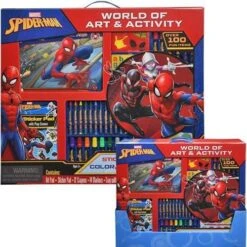 Marvel Superheroes Spiderman Stationery Art And Activity Gift Set With Over 100pcs- Painting And Drawing Kit 11 Marvel Superheroes Spiderman Stationery Art And Activity Gift Set With Over 100pcs- Painting And Drawing Kit -Cuddle House Toys Shop AS46756