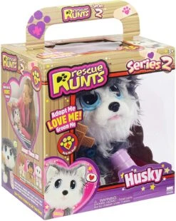 Rescue Runts Series 2 Plush Pet Toy Kidz Delight Assortment -Cuddle House Toys Shop Adopt Rescue Husky Dog2