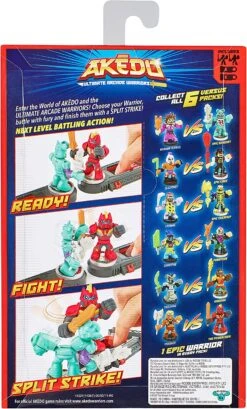 Akedo - Ultimate Arcade Warriors Versus Pack Mini Battling Action Figures - Ready, Fight, Split Strike - Epic SHREDDY VS Madame FURBALL Multicolor -Cuddle House Toys Shop Akedo UltimateArcadeWarriorsVersusPackMiniBattlingActionFigures Ready Fight SplitStrike EpicSHREDDYVSMadameFURBALLMulticolor5