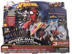Artist Marvel Superheroes Spiderman Activity Giant Stationery Gift Set 1000pcs- Story Book, Painting Kit, Crayons, Stampers, Foam Stickers -Cuddle House Toys Shop ArtistMarvelSuperheroesSpidermanWorldofActivityGiantStationeryGiftSet2