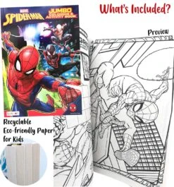 Artist Marvel Superheroes Spiderman Activity Giant Stationery Gift Set 1000pcs- Story Book, Painting Kit, Crayons, Stampers, Foam Stickers -Cuddle House Toys Shop ArtistMarvelSuperheroesSpidermanWorldofActivityGiantStationeryGiftSet3