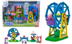Peppa Pig's Fair Playset With Peppa Pig & George Figures - Includes 8 Pieces