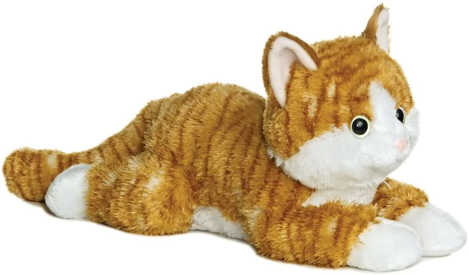 Aurora World Flopsie Cat Plush Animal Toy - 12 Inch Chester Or Oreo, Multicolor 2 Aurora World Flopsie Cat Plush Animal Toy - 12 Inch Chester Or Oreo, Multicolor - Image 2