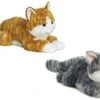 Aurora World Flopsie Cat Plush Animal Toy - 12 Inch Chester Or Oreo, Multicolor