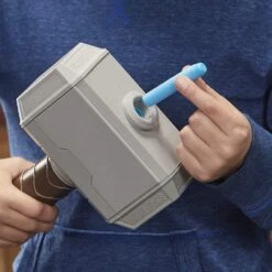 Avengers NERF Power Moves Marvel Thor Hammer Strike Hammer NERF Dart-Launching Toy For Kids Roleplay -Cuddle House Toys Shop AvengersNERFPowerMovesMarvelThorHammerStrikeHammer4