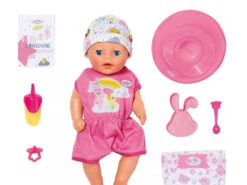 BABY Born Lil' Girl Baby Doll - Blue Eyes Pretend Play Doll - Great Gift Doll Playset Toy
