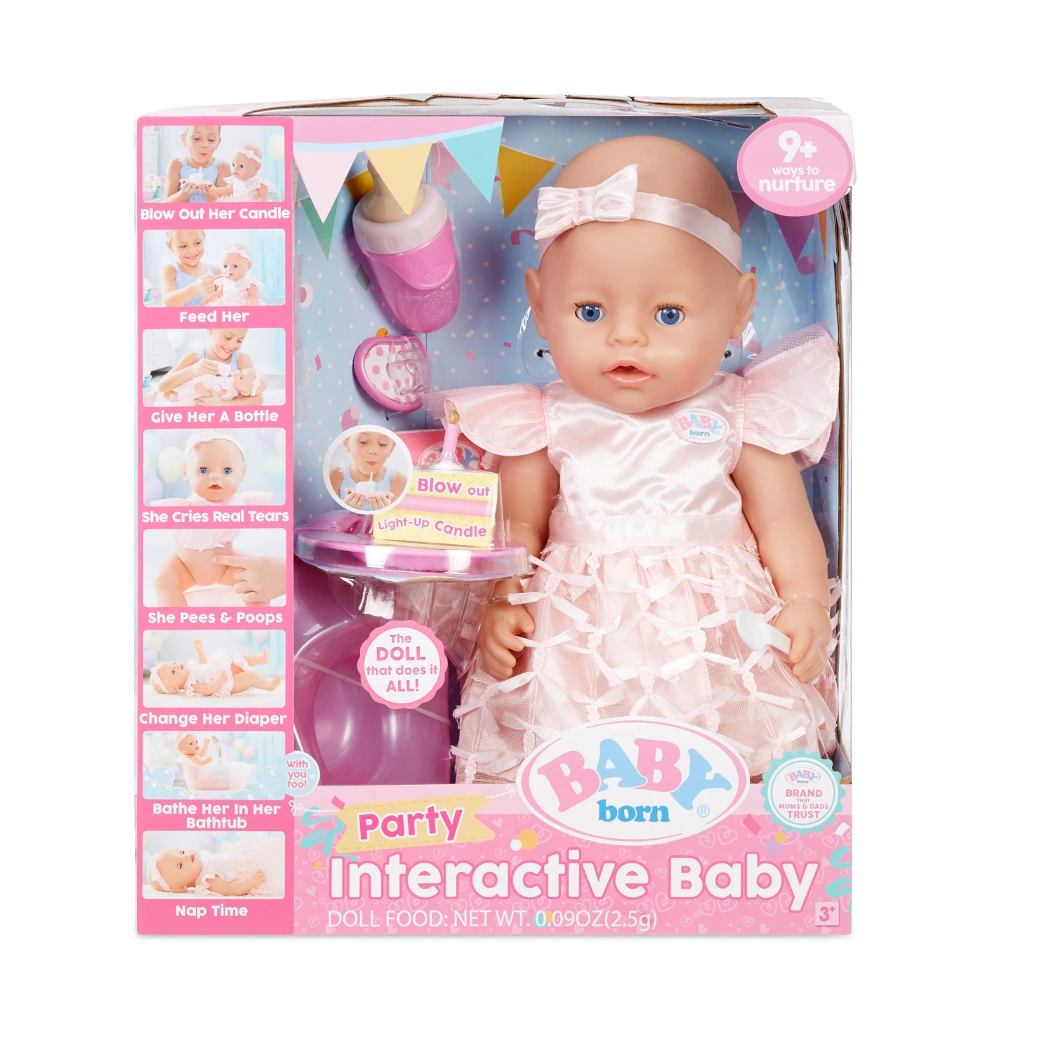 Cuddle House Toys Shop -Cuddle House Toys Shop BABYbornInteractiveBabyDollPartyTheme2