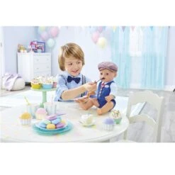 BABY Born Interactive Boy Baby Doll Party Theme – Blue Eyes With 9 Ways To Nurture (Eats, Drinks, Cries, Sleeps, Bathes, And Wets) -Cuddle House Toys Shop BABYbornInteractiveBoyBabyDoll3