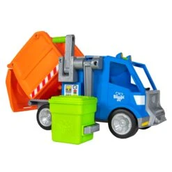 Blippi Recycling Truck - Includes Character Toy Figure, Working Lever, 1 Trash Cubes, 1 Recycling Bins - Sing Along With Popular Catchphrases -Cuddle House Toys Shop BLIPPIRecyclingTruckPlayVehicle3