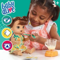 Baby Alive Magical Mixer Baby Doll: Pineapple Treat, Strawberry Shake - Pretend Play Doll (Assortment Styles) -Cuddle House Toys Shop BabyAliveMagicalMixerBabyDollTropicalTreat3