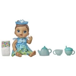 Baby Alive Tea ‘n Sparkles Baby Pretend Play Doll, Color-Changing Tea Set, Doll Accessories, Drinks, Wets (Assortment Styles) -Cuddle House Toys Shop BabyAliveTeanSparkles Color ChangingTeaSet