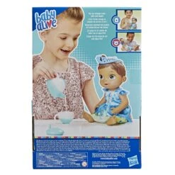 Baby Alive Tea ‘n Sparkles Baby Pretend Play Doll, Color-Changing Tea Set, Doll Accessories, Drinks, Wets (Assortment Styles) -Cuddle House Toys Shop BabyAliveTeanSparkles Color ChangingTeaSet3