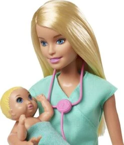 Barbie You Can Be Anything Baby Doctor Blonde -Cuddle House Toys Shop BarbieBabyDoctorPlayset2