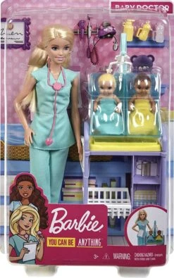 Barbie You Can Be Anything Baby Doctor Blonde -Cuddle House Toys Shop BarbieBabyDoctorPlayset5