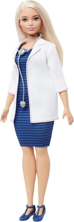 Barbie Careers Doctor Doll - Blonde Hair With Stethoscope