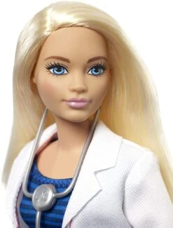 Barbie Careers Doctor Doll - Blonde Hair With Stethoscope -Cuddle House Toys Shop BarbieCareersDoctorDoll BlondeHairwithStethoscope2