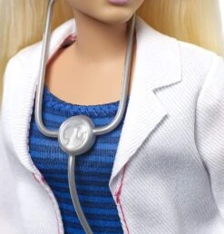 Barbie Careers Doctor Doll - Blonde Hair With Stethoscope -Cuddle House Toys Shop BarbieCareersDoctorDoll BlondeHairwithStethoscope4