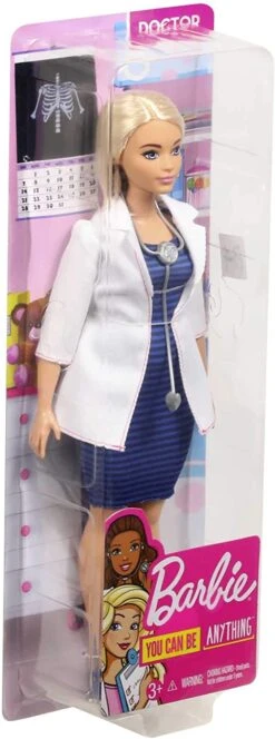 Barbie Careers Doctor Doll - Blonde Hair With Stethoscope -Cuddle House Toys Shop BarbieCareersDoctorDoll BlondeHairwithStethoscope7