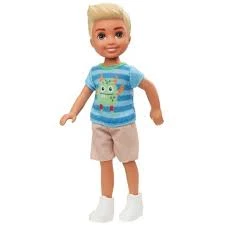 Barbie Club Chelsea Boy Doll With Monster T-shirt