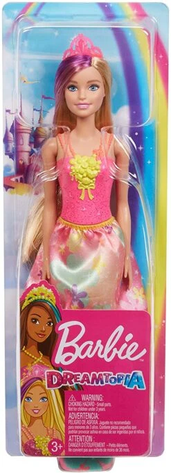 Barbie Dreamtopia Princess Doll - 12-Inch, Blonde With Purple Hairstreak
