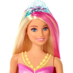 Barbie Dreamtopia Sparkle Lights Mermaid With Blonde & Pink Hair -Cuddle House Toys Shop BarbieDreamtopiaSparkleLightsMermaidwithBlonde PinkHair3